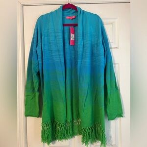 Lilly Pulitzer XL Tatum Ombré Cardigan